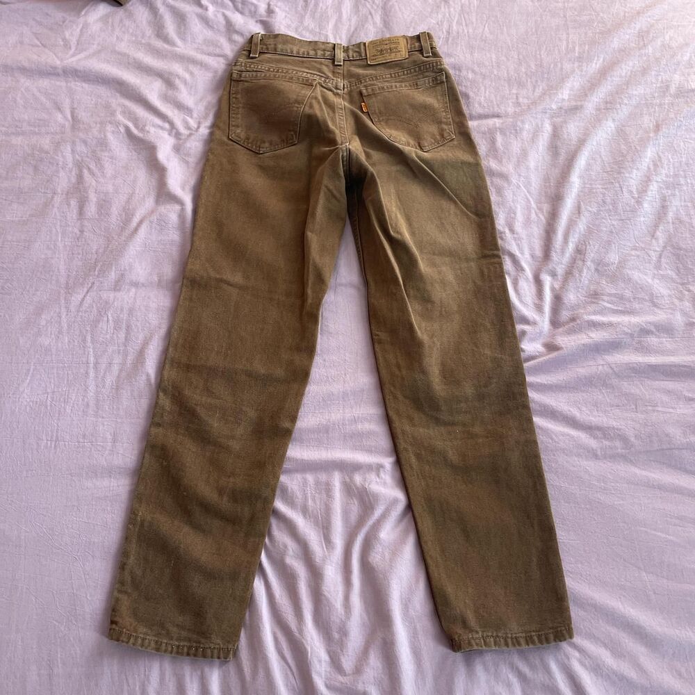 Levi-s Women's Tan and Brown Jeans - Picture 3 of 3